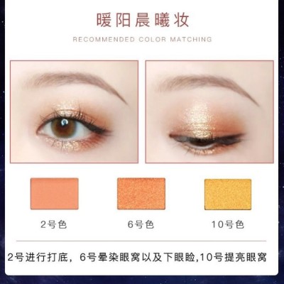 48色眼影盘欧美小彩妆美妆珠光哑光卧蚕多色批发大地色跨境化妆品图3