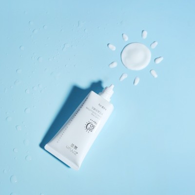 轻盈透亮水感防晒乳spf50+隔离防晒霜女面部防紫外线清爽不油腻图2