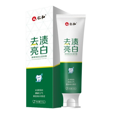 牙膏批发仁和酵素去牙渍益生菌小苏打去黄清新口臭气牙膏正品批发图4