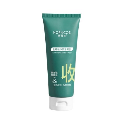 韩舜妆乳糖酸净颜洁面乳收缩毛孔粉刺深层清洁去黑头控油洗面奶3支图5