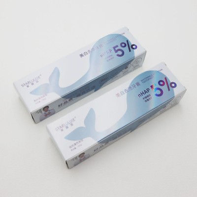 电商直播工厂批发正品5%NHAP羟基磷灰石美白去渍牙膏薄荷味100G108支图3