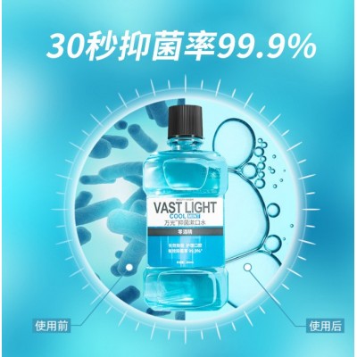 万光抑菌漱口水大瓶装薄荷味男女通用便携口腔护理批发清新口气2瓶图2