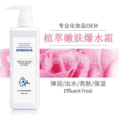美容院装专用大瓶 温和清洁深层清洁保湿滋润 植萃嫩肤爆水霜图4