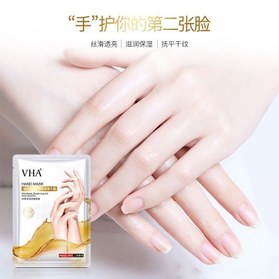 VHA烟酰胺二裂酵母柔嫩手膜 滋润保湿淡化手纹去角质手膜足膜批发图5