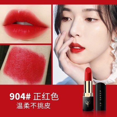 鹿羊品牌口红哑光丝绒显白持久不易掉色不沾杯口红彩妆正品 批发图2