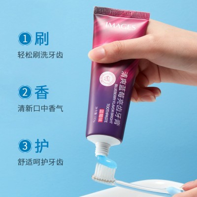 形象美清香蜜桃护齿牙膏清新口气洁净去异味清洁牙渍牙垢护齿牙膏 3支图5
