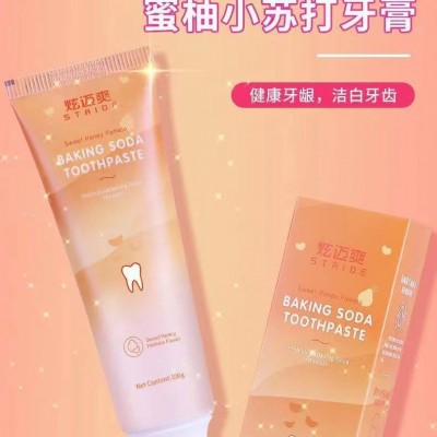 水蜜桃 牙膏 水果味清新口气 牙膏厂家批发 3支图4