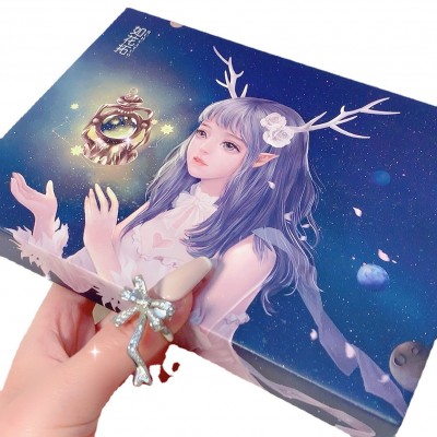 如花拓麋鹿女孩唇釉套装哑光雾面丝绒保湿滋润易上色唇膏套盒批发 3盒图4