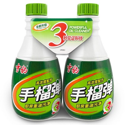 雪豹牌手榴弹厨房重油污净清洁剂图3