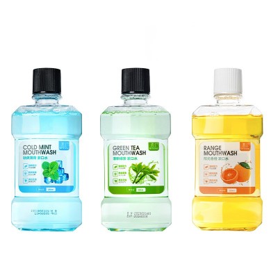 冰爽多口味漱口水250ML 清新口气呵护牙齿护理口腔牙龈涑口水批发 3瓶图5