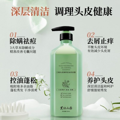 洗发露永液膏正品批发膏去屑止痒控油洗护日化氨基酸淘米水洗发水 3瓶图3
