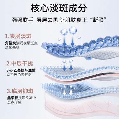 美白祛斑霜熊果苷龙血膏玻色因淡斑控色黄芪377面霜去祛斑霜强效 3套图3