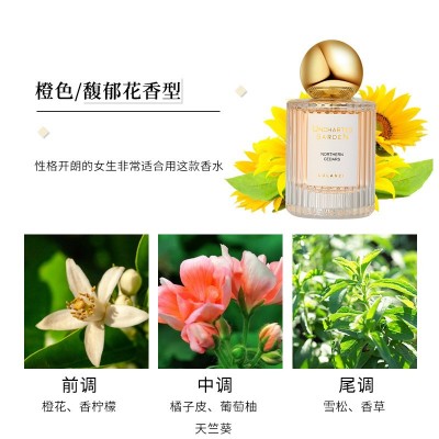 露兰姿秘境花园清新淡雅女士香水跨境直播抖音快手一件代发批发 1瓶图5