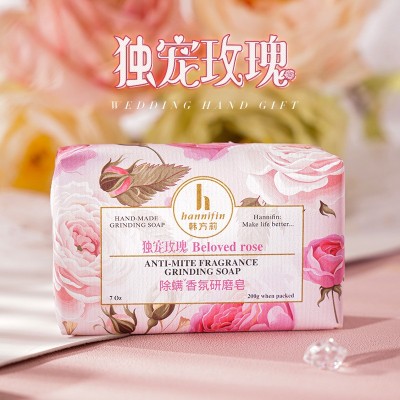 韩方宝莉除螨香皂婚庆伴手礼法式香氛手工研磨皂送礼佳品喜铺批发图4