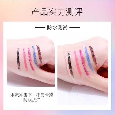 leezi莉兹睛彩艺术绘色彩色睫毛膏卷翘纤长防水细刷头色彩睫毛膏图4