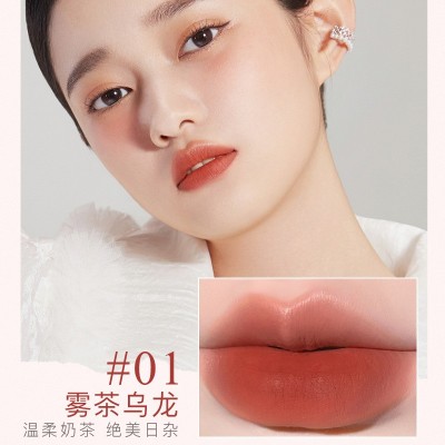 国货美妆ZUK轻奢玫瑰丝绒唇釉 哑光雾面唇泥女口红平价学生唇彩 3支图2