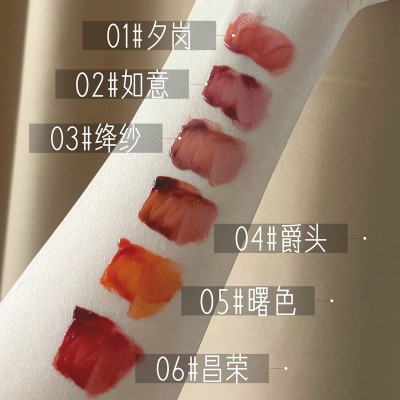 PinkyFocus黑晶水光镜面唇釉裸色系冷感灰粉色伪素颜显白学生小众图5