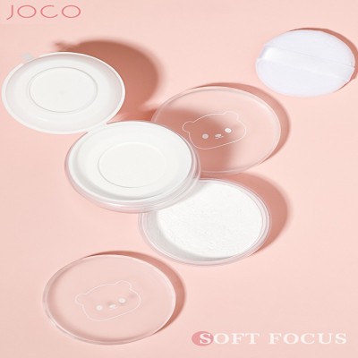 直播彩妆批发JOCO空气持妆粉饼 遮瑕持久定妆散粉干湿两用粉底图2