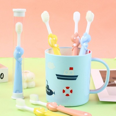 儿童卡通牙刷 2-6-12岁婴幼儿儿童软毛护龈万根软毛牙刷 可印logo图2