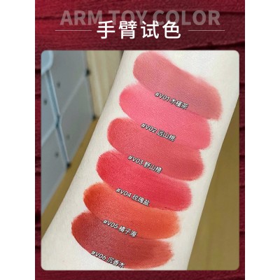 akf唇泥唇釉v01木槿茶不沾杯唇霜口红女正品哑光小众平价学生裸色图5