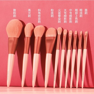 绿云12支动物毛化妆刷套装化妆刷全套沧州化妆刷美妆工具批发代发图5
