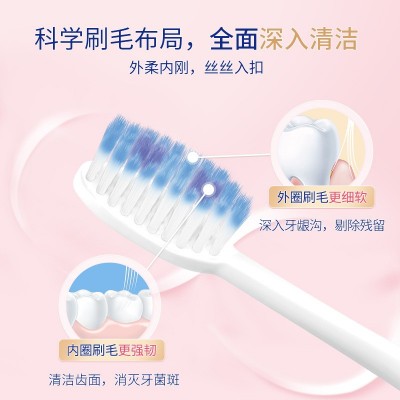 狮王牙刷细齿洁弹力护龈成人软毛手动口腔清洁家用正品整箱批发图4