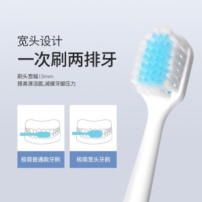 厂家直供批发简约生活格调牙刷款头牙刷清洁舌苔6006图3