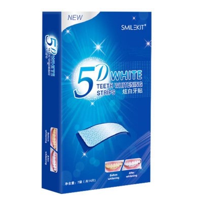 5D炫白牙贴牙齿美牙贴炫白牙齿批发现货酵素凝胶3D 9D美白牙贴图4