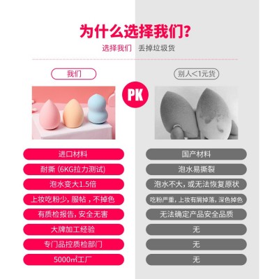 越光外贸彩妆蛋 水滴葫芦粉扑海绵蛋 亲水性非乳胶美妆蛋不吃粉图5