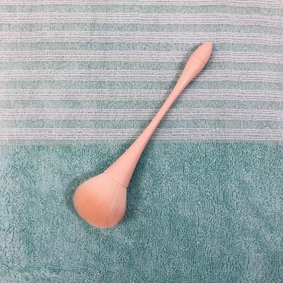 50#新款单支小蛮腰化妆刷原色木色仿生毛化妆刷美甲粉尘刷美甲刷图3