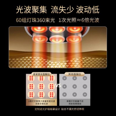 跨境热采直播货源外贸抖快专供同款电商网红爆款光谱仪面罩美容仪图3