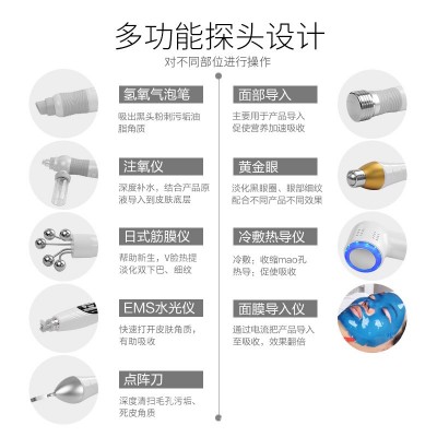 瑞佳姿小气泡无针水光仪射频水光针皮肤管理综合导入仪美容院仪器图3