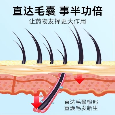 2023头皮生发导入仪家用MTS中胚层无针免麻冻干粉浅导微晶美容仪2个图2