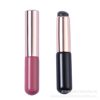 Q软指腹硅胶唇刷带盖口红唇釉唇膏化妆刷唇部晕染防尘遮瑕多用刷图4