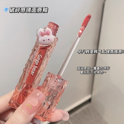 Gege bear戈戈小熊晶透钻光镜面唇釉不掉色不易沾杯口红显白秋冬图4