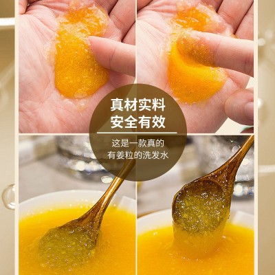 生姜洗发水 强化发根滋润去屑控油老姜汁不油腻洗发露半成品批发图2