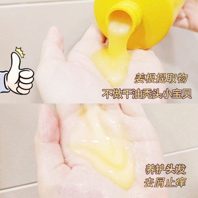 香港生姜洗发水男女士干油性专用清洁去屑止痒滋润蓬松洗发露批发图4