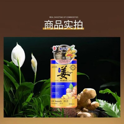 香港生姜洗发水男女士干油性专用清洁去屑止痒滋润蓬松洗发露批发图3