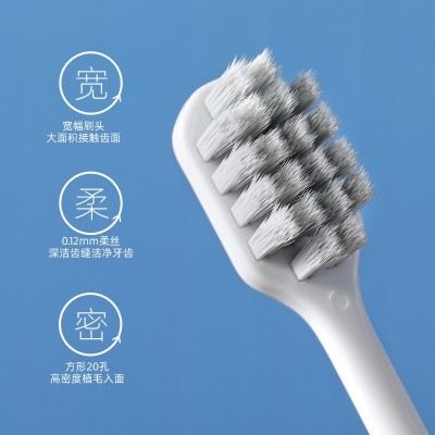 成人银离子抗菌牙刷2支装 情侣家用宽头超细软毛牙刷厂家 现货批发图3