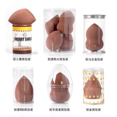 美妆蛋套装棉花糖奶茶色敲软美妆蛋彩妆蛋水滴粉扑化妆蛋干湿两用图4