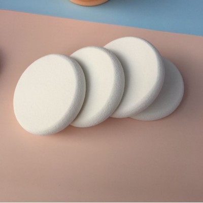 影楼化妆用乳胶SBR大号圆形磨边粉扑 干湿两用彩妆工具图4