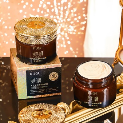 酷格虫草灵芝遮瑕贵妇膏滋润保湿提亮紧致面霜抖音快手网红爆款图4