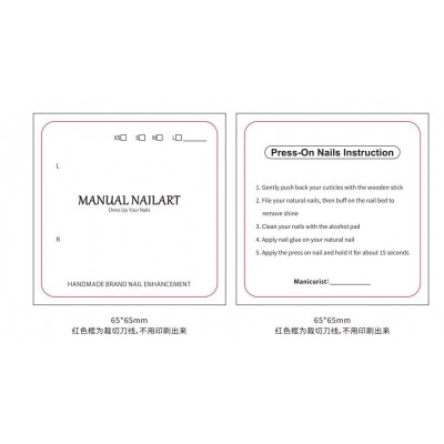 手工穿戴甲专用甲片收纳盒美甲店高透明展示盒子新款包装礼盒批发图5