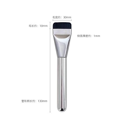 新款wake粉底刷一字型平头无痕不吃粉无暇裸肌遮瑕刷软毛面膜刷子图4