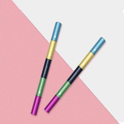 新品美妆工具特色多功能化妆刷便携式化妆扫面部修容神器四合一刷图2