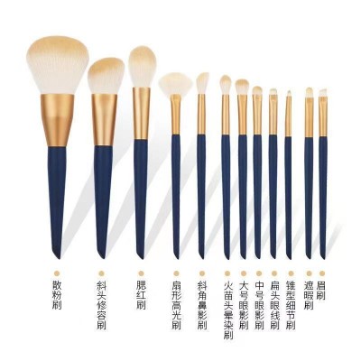 【白鹿同款】化妆刷套装眼影刷腮红遮瑕刀锋粉底修容散粉鼻影刷子图5
