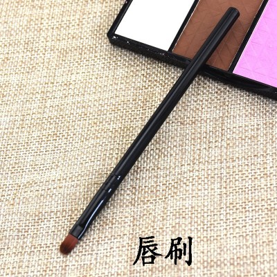 现货短柄单支口红刷眼影刷子彩妆工具遮瑕修饰刷 唇刷细节刷图5