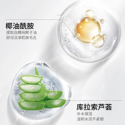 定制男士控油净颜洗面奶 温和清洁面部护理植物洁面乳加工贴牌oem图2