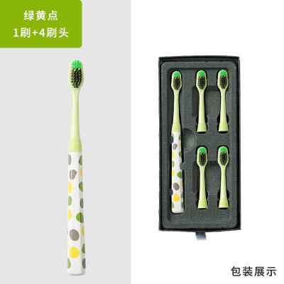 陶瓷印花柄成人牙刷替换刷头软毛情侣牙刷产妇超细软孕妇月子适用图3