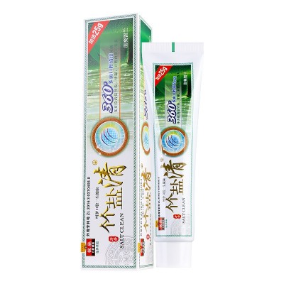 可授权厂家批发个个盐清牙膏360口腔清洁200g口气清新一件代发图4
